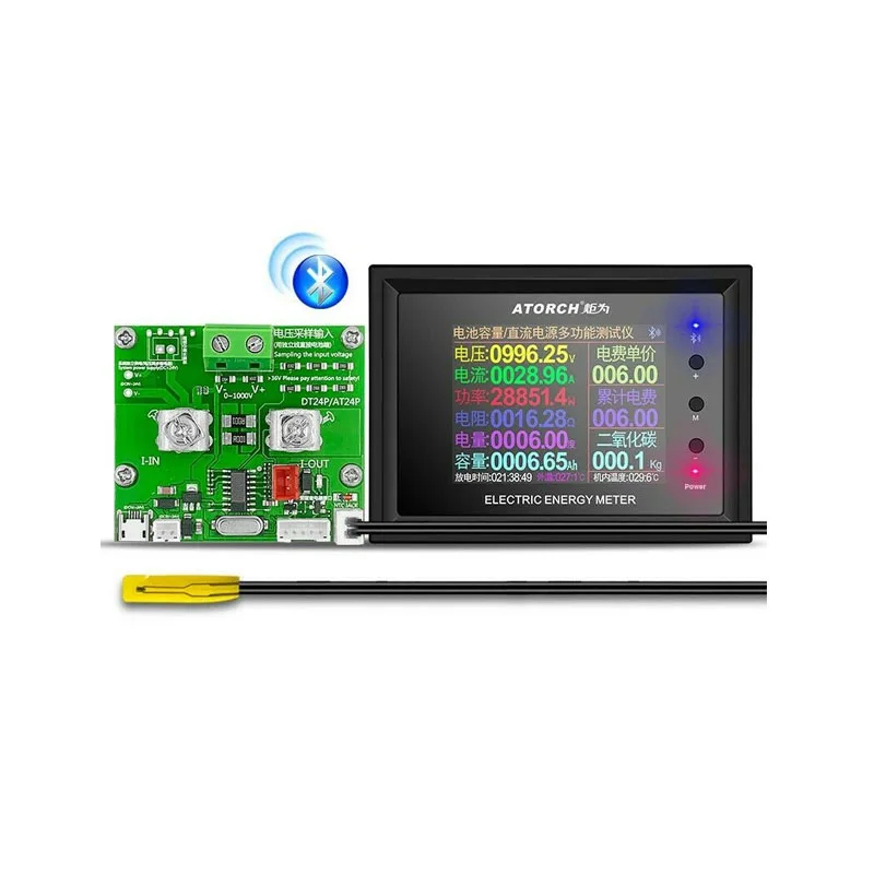 

DT24 Digital Display BT DC Power Meter Voltmeter Ammeter Battery Capacity Tester 30A/100/200/300/400/500A Current Voltage Meters