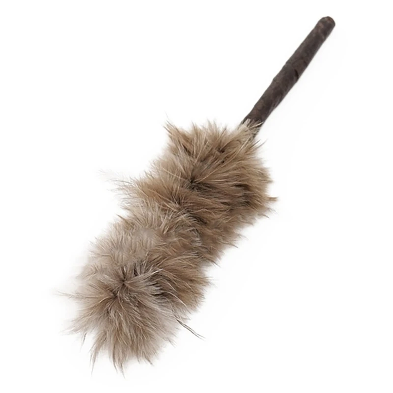

1:12 Miniature Dollhouse Vintage Feather Duster Housework Tool Dollhouse Accessories