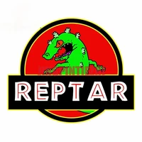 car stickers vinyl motorcycle decal decoration laptop reptar green rhino red sun cartoon car stickers bumper personality