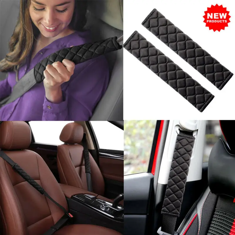 Новый универсальный мягкий автомобильный ремень безопасности 2 шт. наплечный