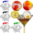 6 см Ice пресс-формы шариков с съемными крышками, круглая Сфера, Ледогенератор для виски, коктейля, напитков, сделай сам, форма для домашнего бара, вечеринки, мороженого
