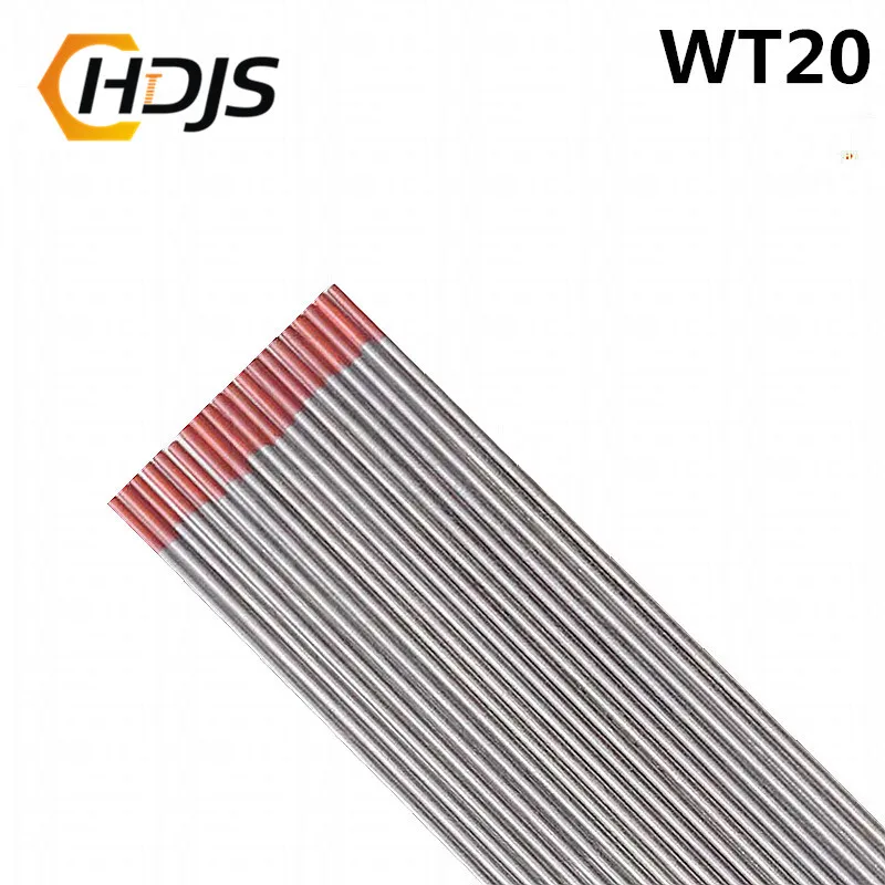 

10 Pcs/quality good WT20 Red Color Thorium Tungsten Electrode Head Tungsten Needle/rod For Welding Machine1.6/2.0/2.4/3.0/3.2