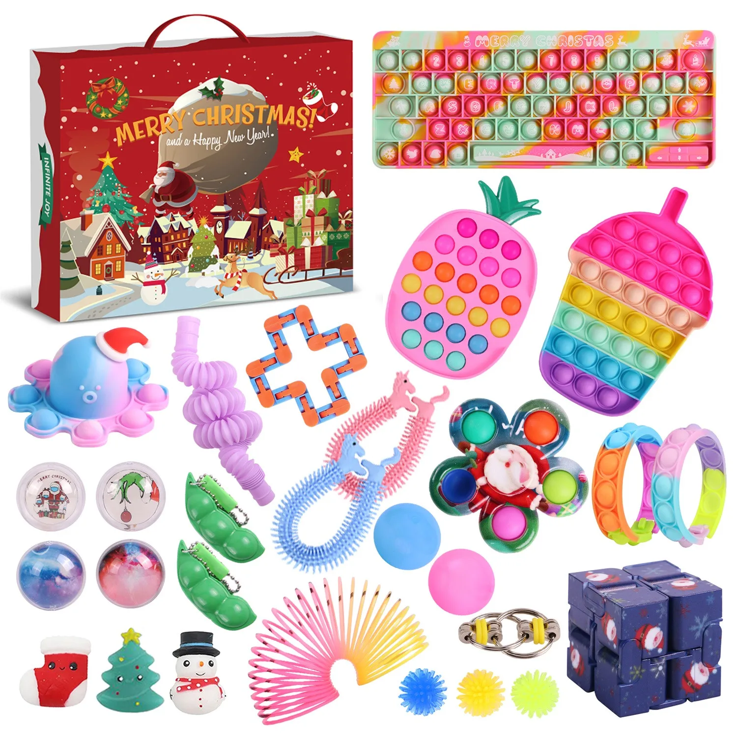 

Набор силиконовых игрушек-антистресс, игрушка-антистресс с простым затемнением, пузырьки-антистресс, игрушки для взрослых и детей