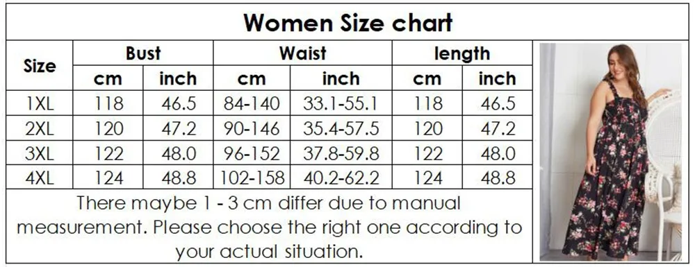 

Tremu Print Floral Maxi Dresses Slit Beach Vocation Plus Sized Long Dresses Women's Camisole Backless Straps