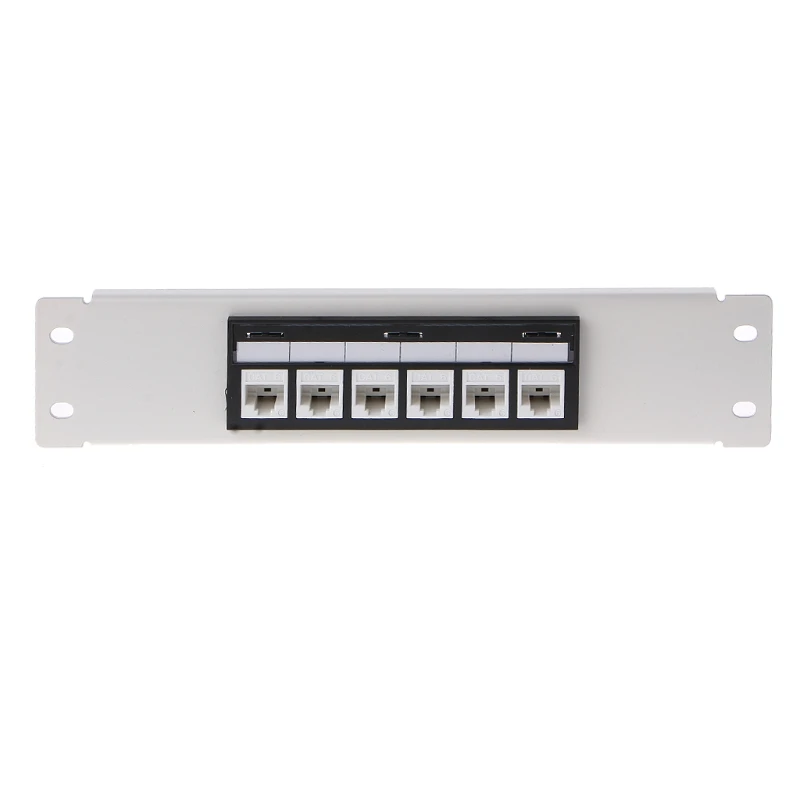 Соединительная панель с 6 портами RJ45 CAT6 рамка модулем Keyston разъем Jack|Сетевые