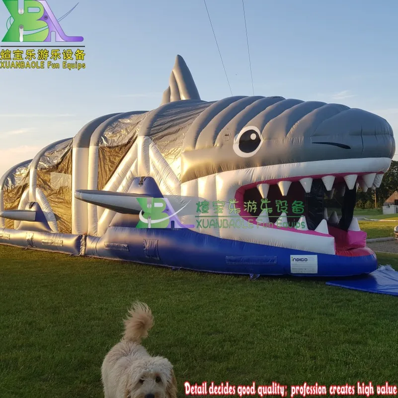 54ft новый дизайн, надувная полоса препятствий, школьный проект, надувная туннельная полоса