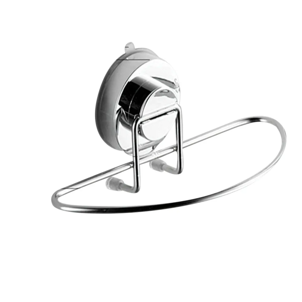 1 шт. полка из нержавеющей стали для ванной комнаты туалета присоска с полотенцем