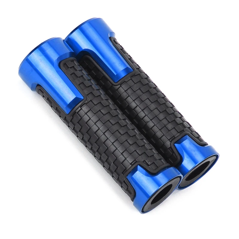 

50LC 1Pair Universal Aluminum Rubber Motorcycle Handlebar Grips Motocross Grips Motorcycle handle for kawasaki suzuki