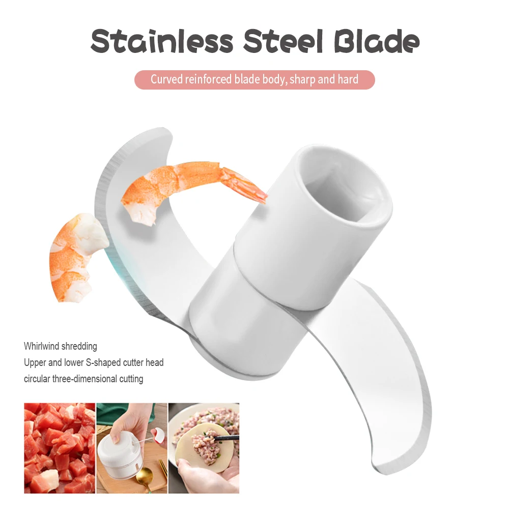 Мини измельчитель для овощей пресс мяса орехов перца лука Многофункциональный