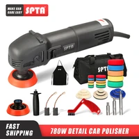 spta 3 polishing machine mini car polisher home diy auto micro rotary polisher with 29pcs car polishing pad set