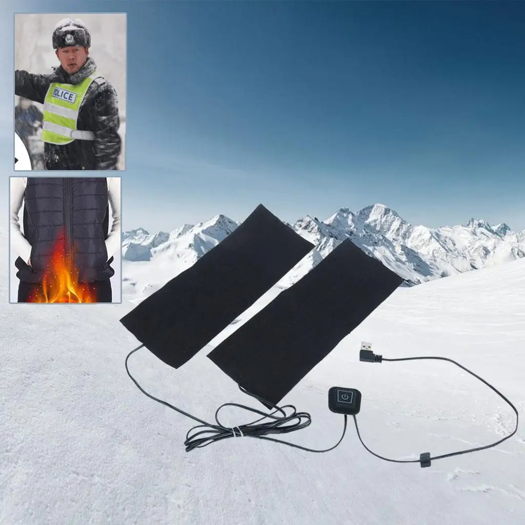 Электрическая грелка USB 5 В, ± 45 °C, черная моющаяся грелка, грелки для брюк (art.: 3920ba63fbb09) - 3920ba63fbb09