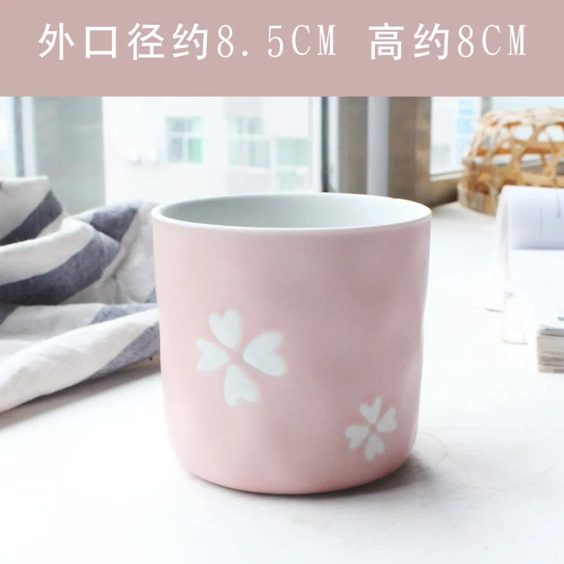 Розовая девушка сердце ручная роспись фототкань суккулент линии цветочный