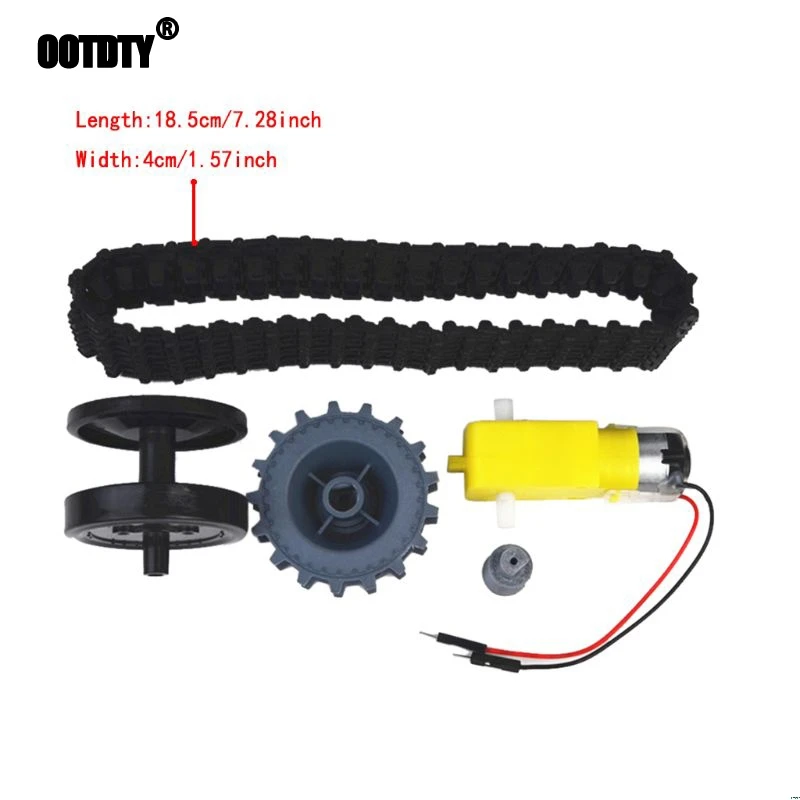 Smart Tank Track Conveyor Belt TT Motor Drive Wheels Kits DIY Accessories | Игрушки и хобби