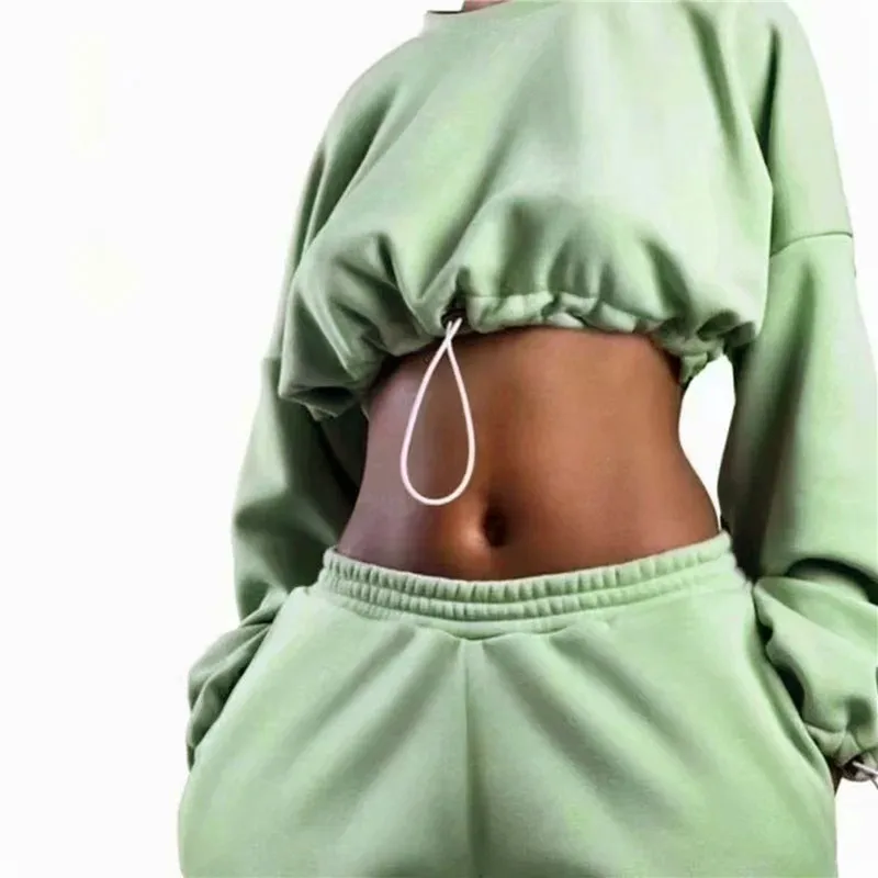 Модная футболка женский укороченный топ осенняя полосатая свободная Женский