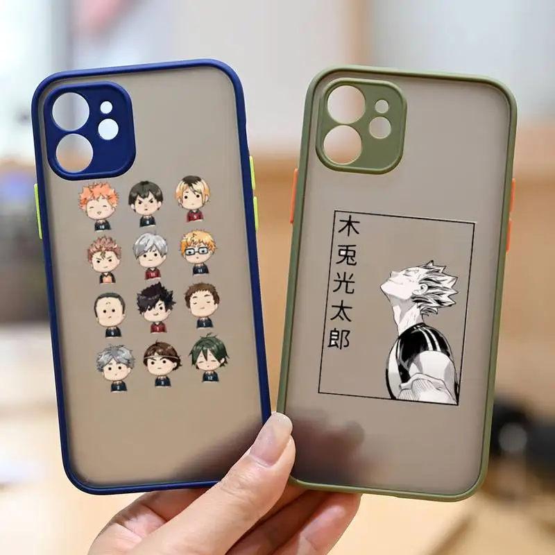 

Oya Oya Oya Haikyuu Love Volleyball Phone Case matte transparent For iphone 7 8 11 12 13 plus mini x xs xr pro max cover