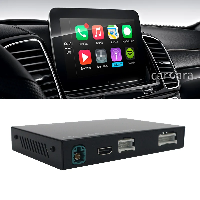 Online Auto Radio Bildschirm Retrofit Drahtlose Carplay Interface Box Für GLE W166 GLS X166 NTG5 Comand Kopf Einheit Display Upgrade Gerät Werkzeug