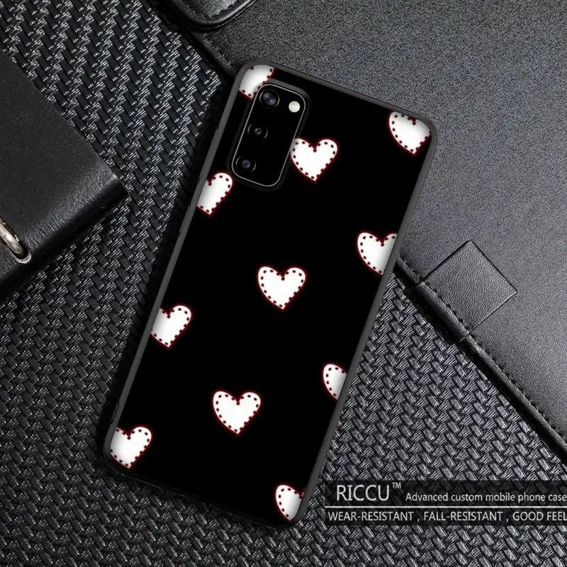 Милый чехол для телефона с сердечками Samsung S20 plus Ultra S6 S7 edge S8 S9 S10 5G - купить по