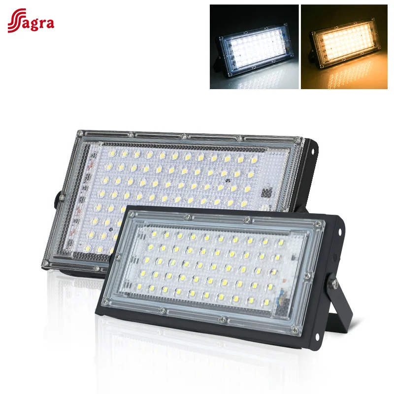 

50W 100W Led Flood Light AC 220V 230V 240V Outdoor Floodlight Spotlight IP65 Waterproof LED Street Lamp Landscape Lighting