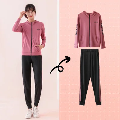 

Women Autumn Winter Workout Suits Zip Jackets 2pcs Running Sets Breathable Quick Dry Fitness Exercise Sports Sets Plus Size 3xl