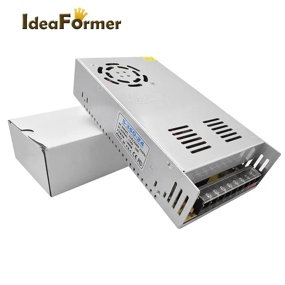 Импульсный источник питания для 3D принтера 12 В 30 А 360 Вт 15 Вт|3d printer|printer 3dsupply power |
