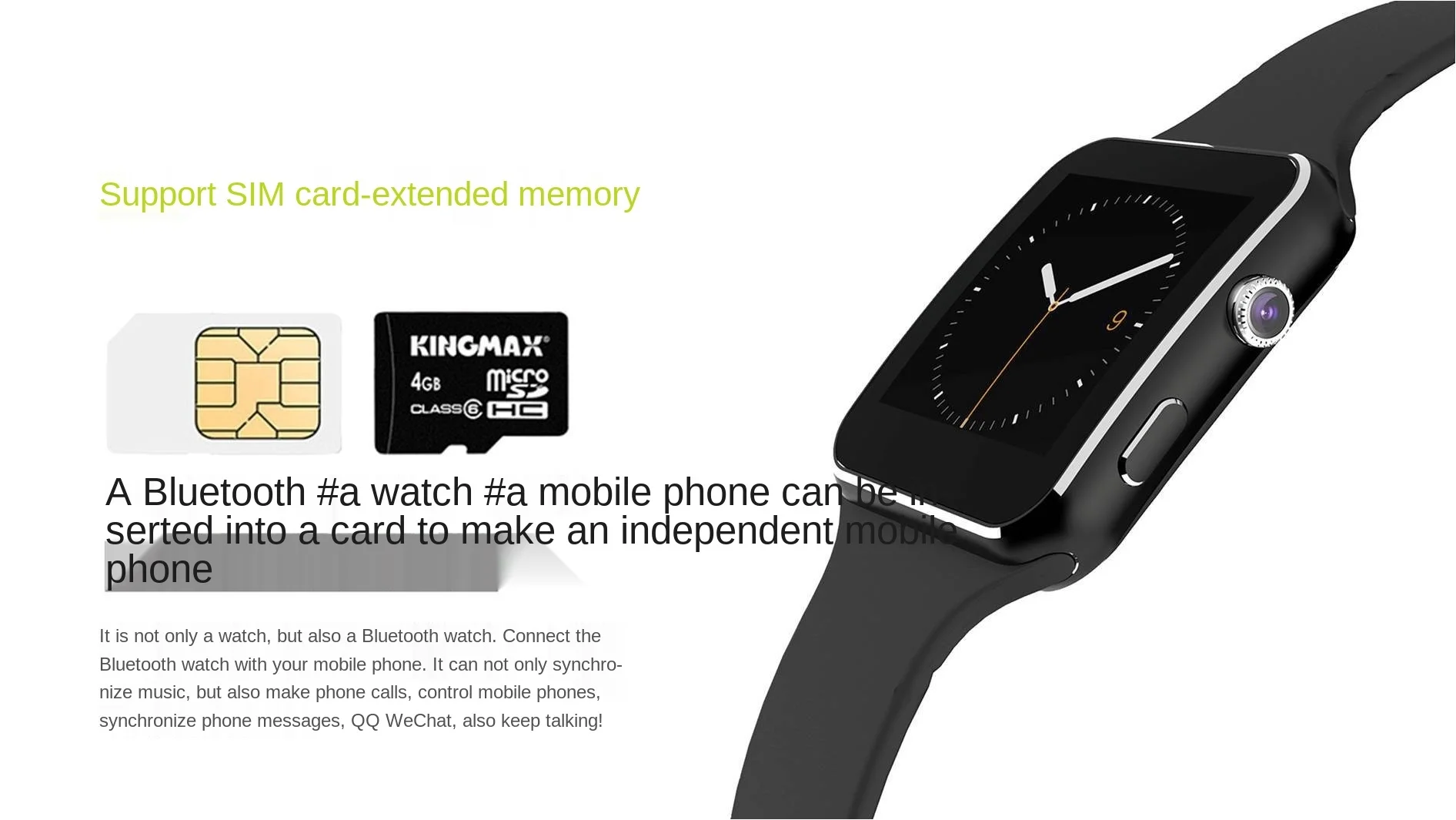 Смарт-карта для huawei watch 2 сенсорный экран мобильный телефон дюйма камера шаговый