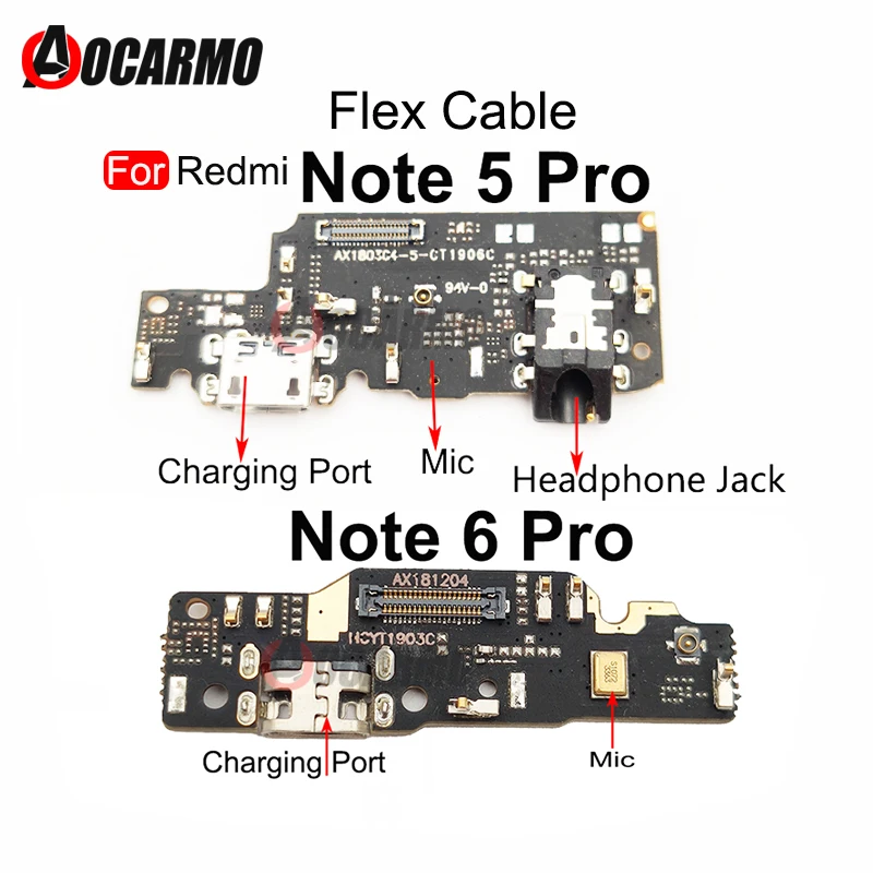 

Для Xiaomi Redmi Note 5 6 Pro USB Зарядное устройство Док-станция разъем для зарядки микрофон гибкий кабель для микрофона для Redmi 4X Запасная часть