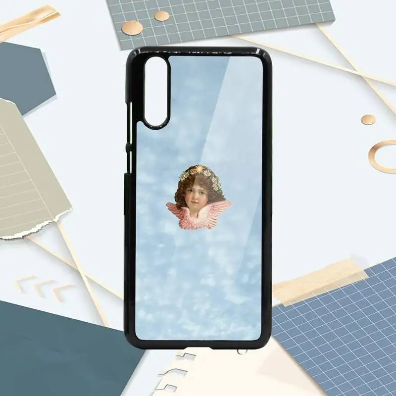 

Renaissance cute retro angel Phone Case PC For Samsung galaxy S note 8 9 20 10 e lite2019 plus pro ultra