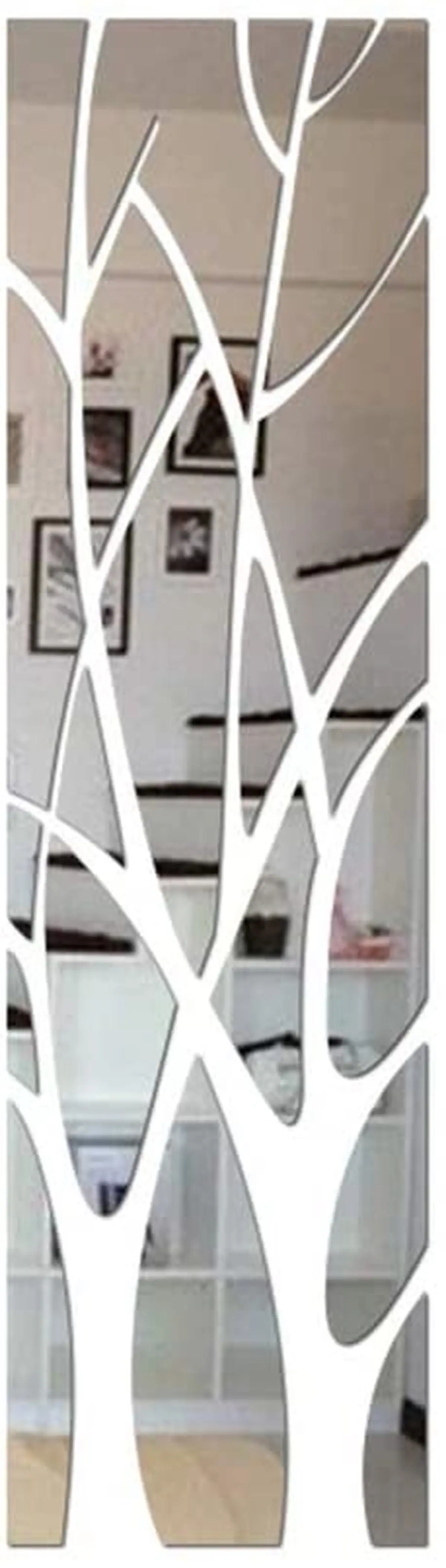 

3D Stereo Acrylic Mirror Wall Stickers Removable DIY Art Stickers Mural TV Background Wall Home Living Room Decoration Stickers
