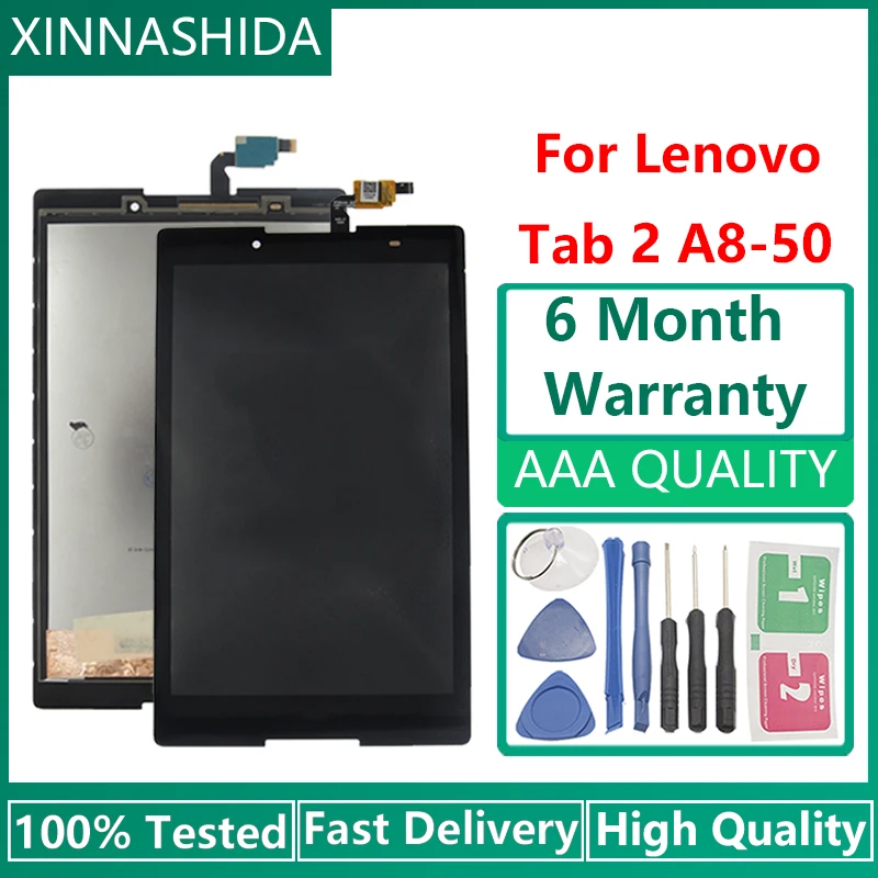 8-дюймовый ЖК-дисплей для Lenovo Tab 2 A8-50 A8-50F A8-50L ZA04 A8-50LC сенсорный экран дигитайзер в