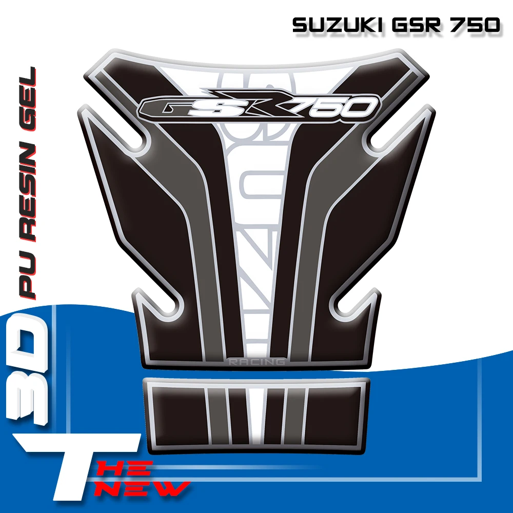 Мотоциклетная 3d-наклейка на бак с эмблемой Защитная Наклейка для Suzuki GSR 750 GSR750 2011 -