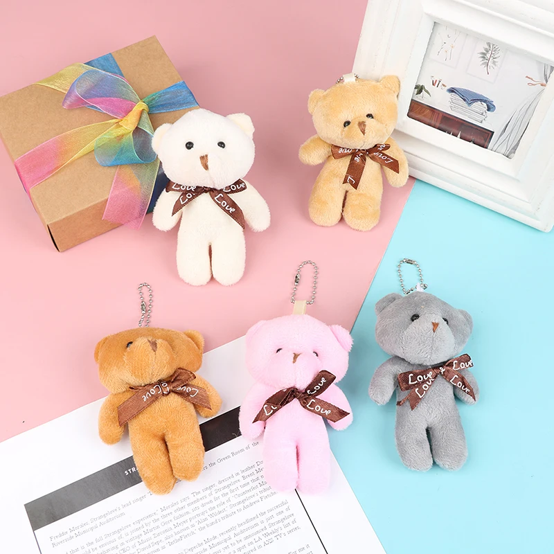

Cute Bear Stuffed Plush Toys Cute Dress Rabbit Pendant Dolls Gifts Birthday Wedding Party Decor Small Pendant