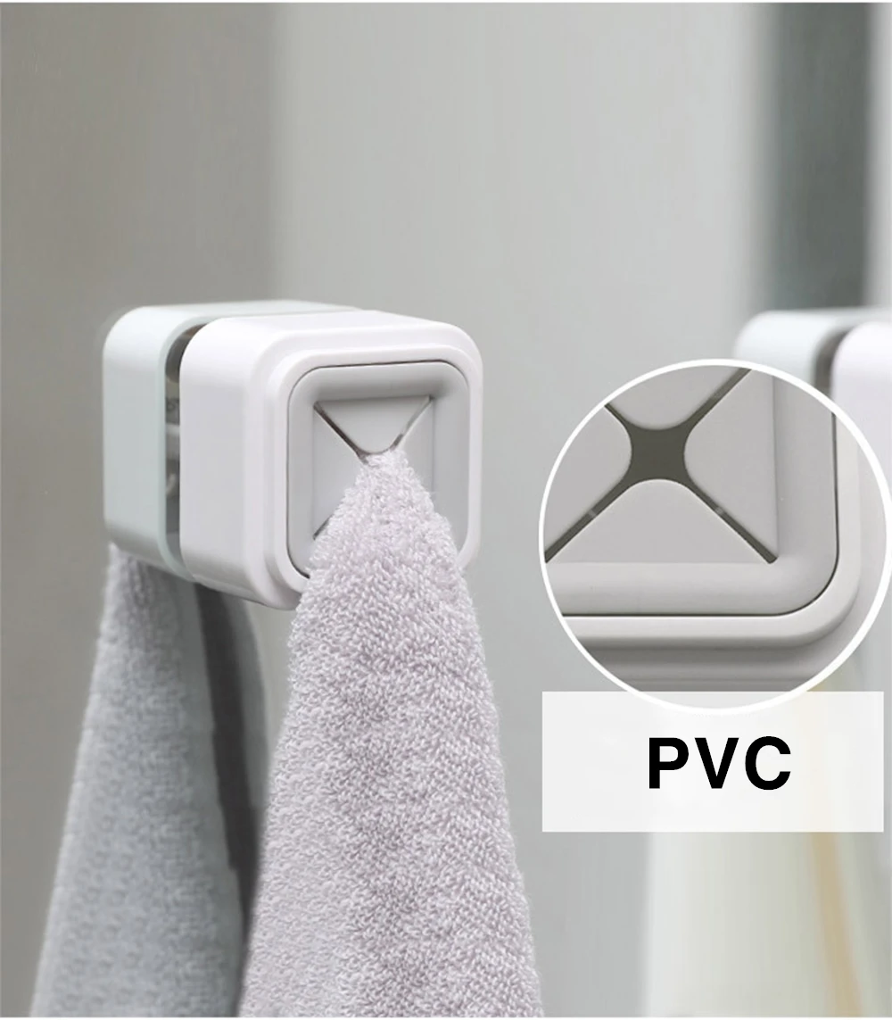 Клейкая вешалка для полотенец держатель удобный инструмент ванной комнаты