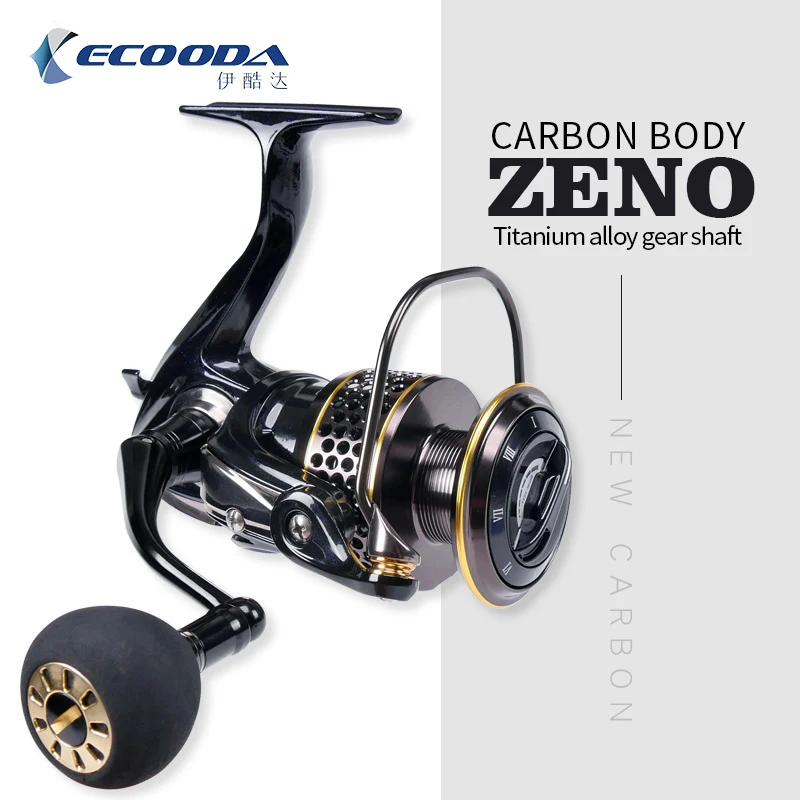 Углеродная Рыболовная катушка ECOODA ZENO 1500 2000 3000 4000 10 + 1BB 5000: 1 5 кг | Спорт и