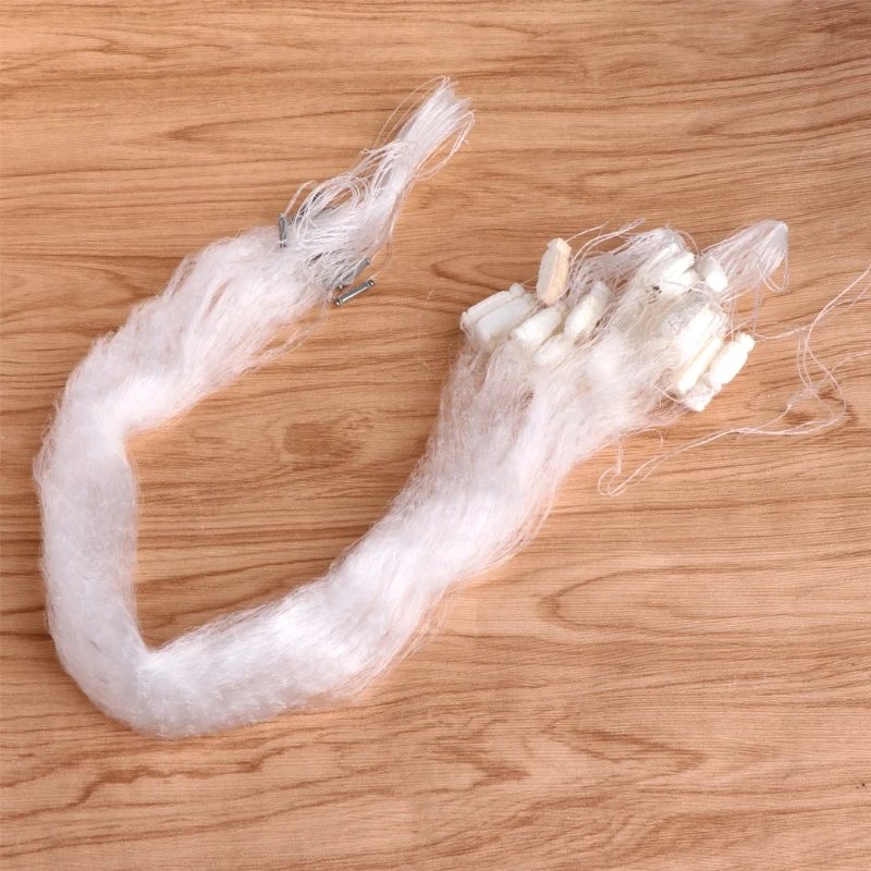 Рыболовная сеть односетчатая нейлоновая прочная поплавок ловушка жаберная