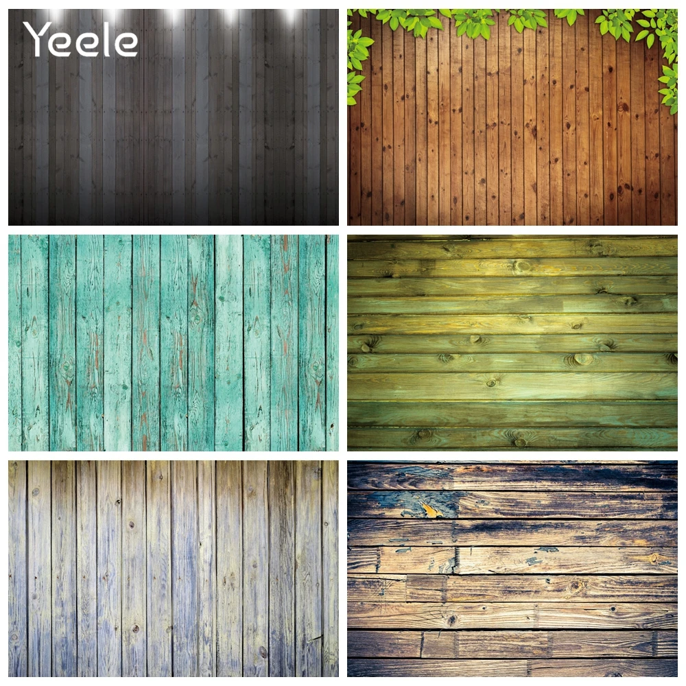 

Yeele Grunge Old Wooden Boards Photocall Planks Photography Party Backdrop Photographic Decoration Backgrounds For Photo Studio