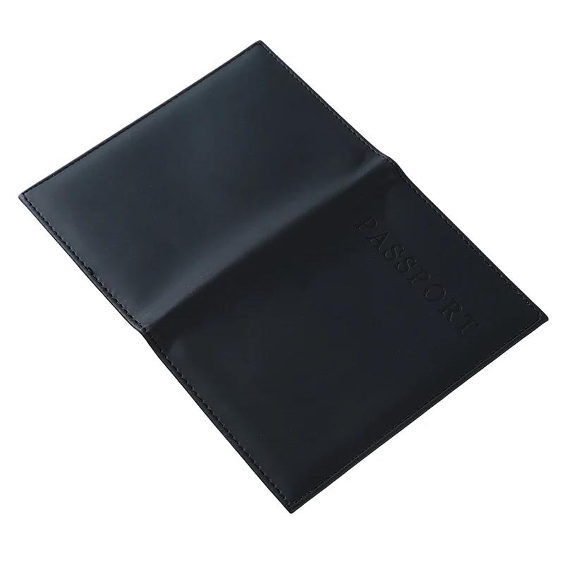 Высококачественный однотонный кошелек для паспорта с несколькими отделениями