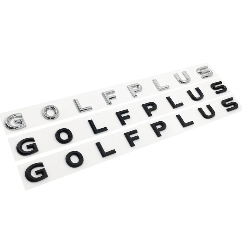 Эмблема с 3D буквами для гольфа NEWGOLF 6 7 GOLFPLUS автостайлинг установка логотип