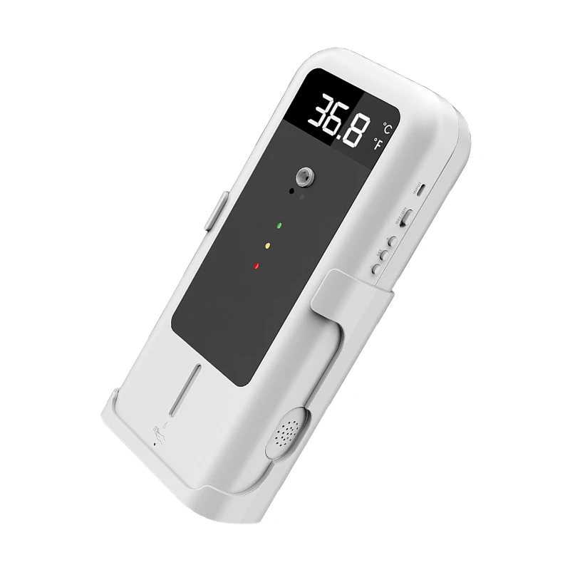 Датчик температуры с дозатором дезинфицирующего средства для рук