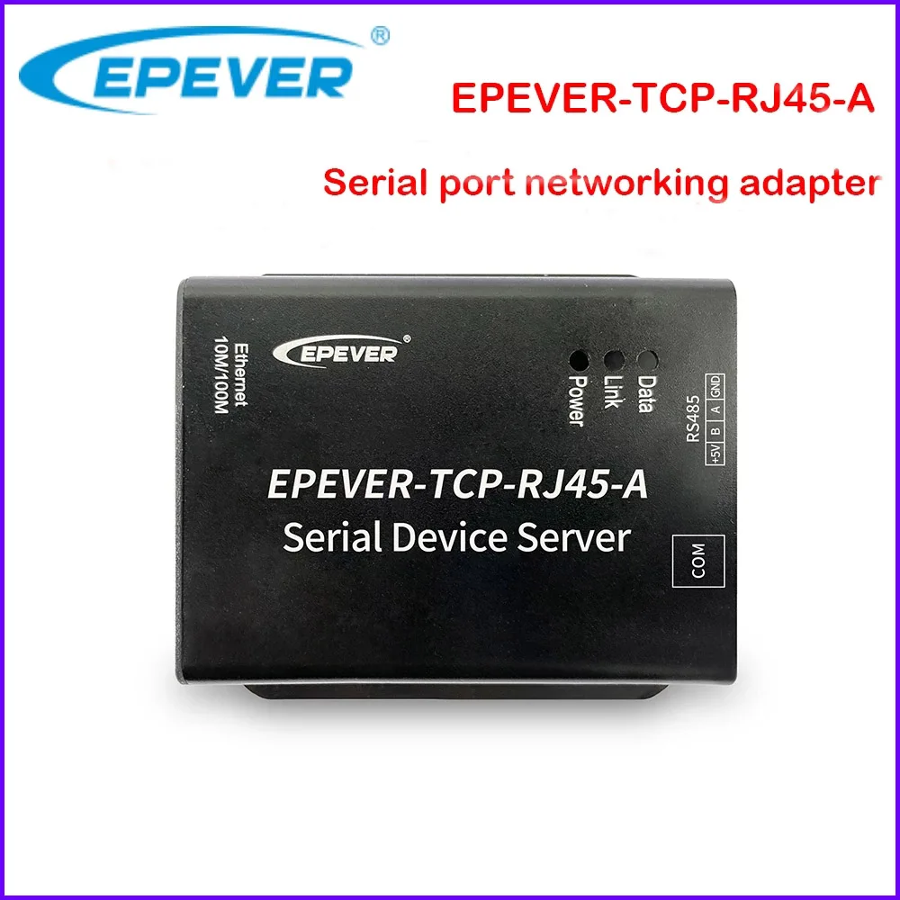 Servidor de red de puerto serie EPEVER-TCP-RJ45-A, controlador Solar Epever, inversor Solar, consigue comunicación Ethernet