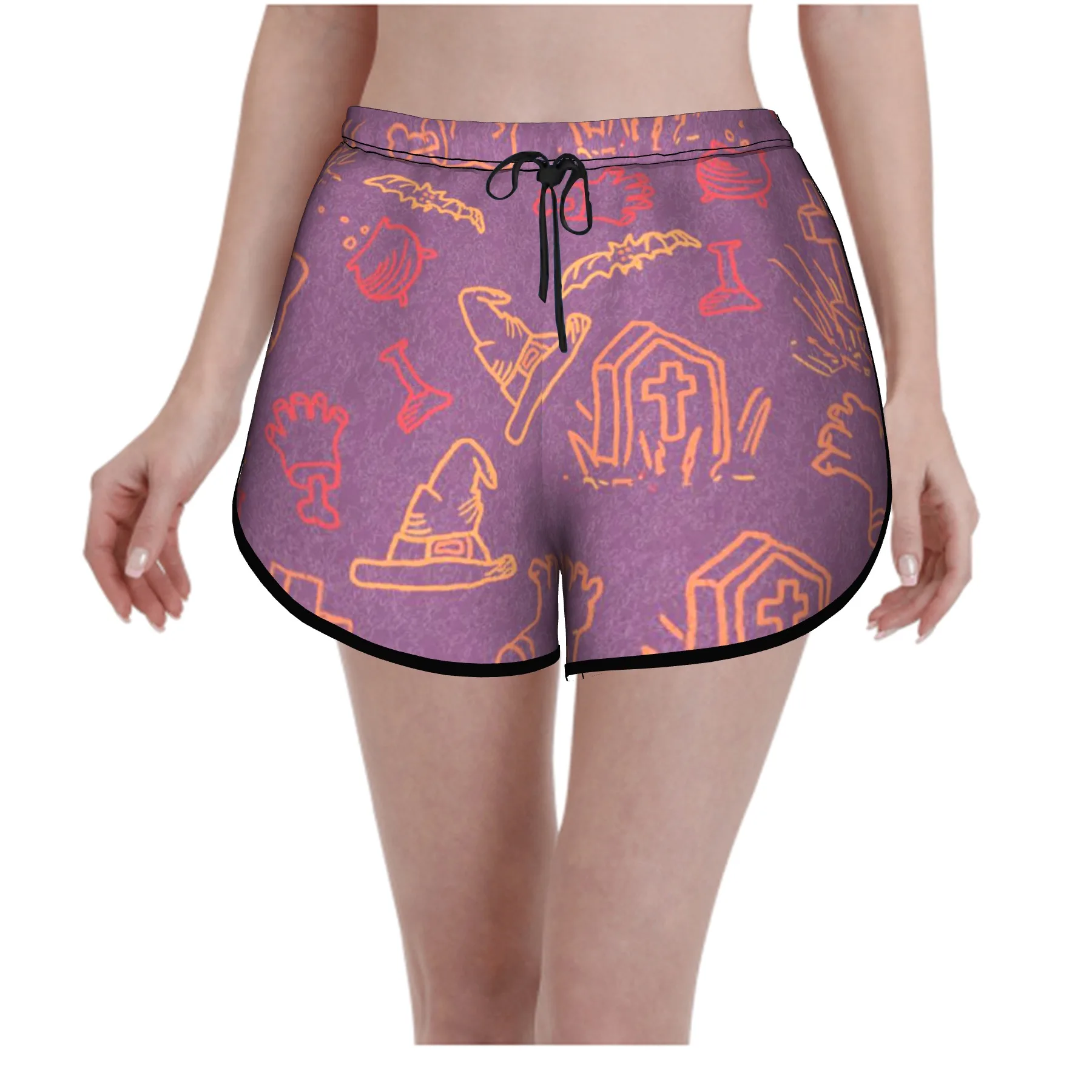 

Purple Sports Shorts Women's Summer 2022 New Loose Casual Breathable Running Fitness Outer Wear Thin Simple