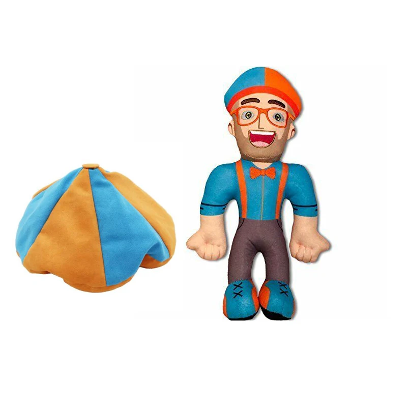 Новинка 13 дюймов Blippi плюшевая мягкая набивная кукла игрушка для ребенка подарок на день рождения Косплей Реквизит