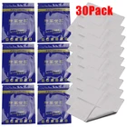 Салфетки противотуманные многоразовые из микрофибры, 15x14,5 см, 30 шт.