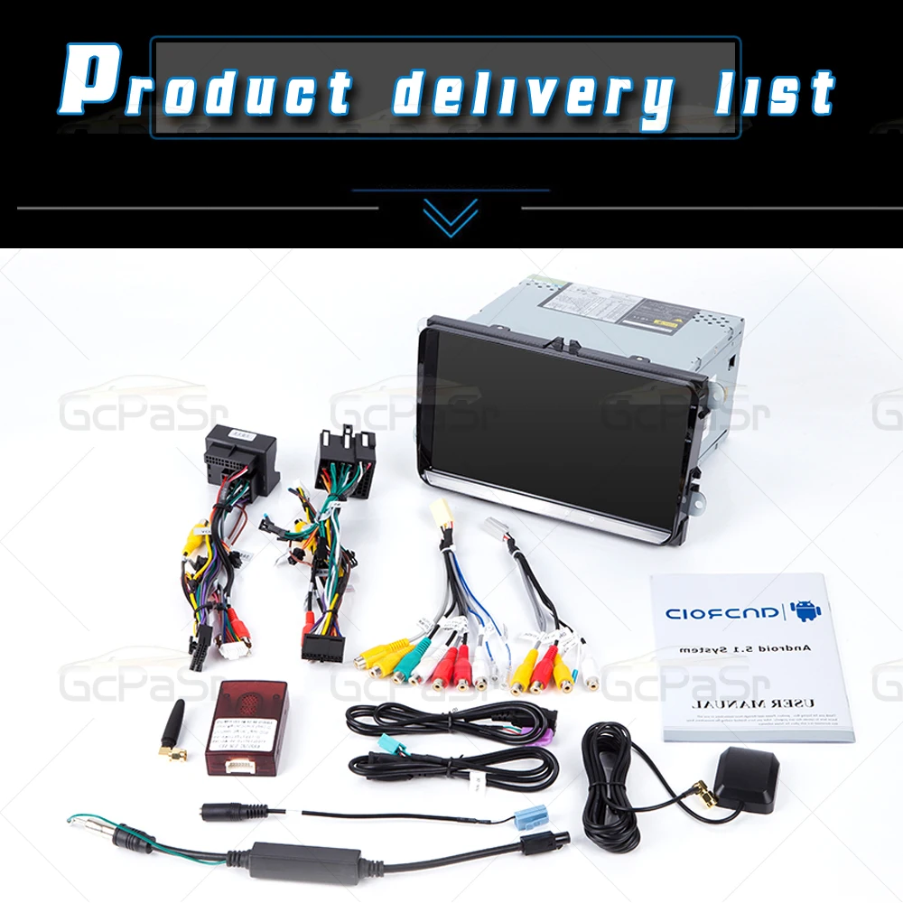 Автомобильная Мультимедийная система IPS DSP 4 Гб 64 ГБ Din Android для VW Passat B6 T5 amarok volkswagen