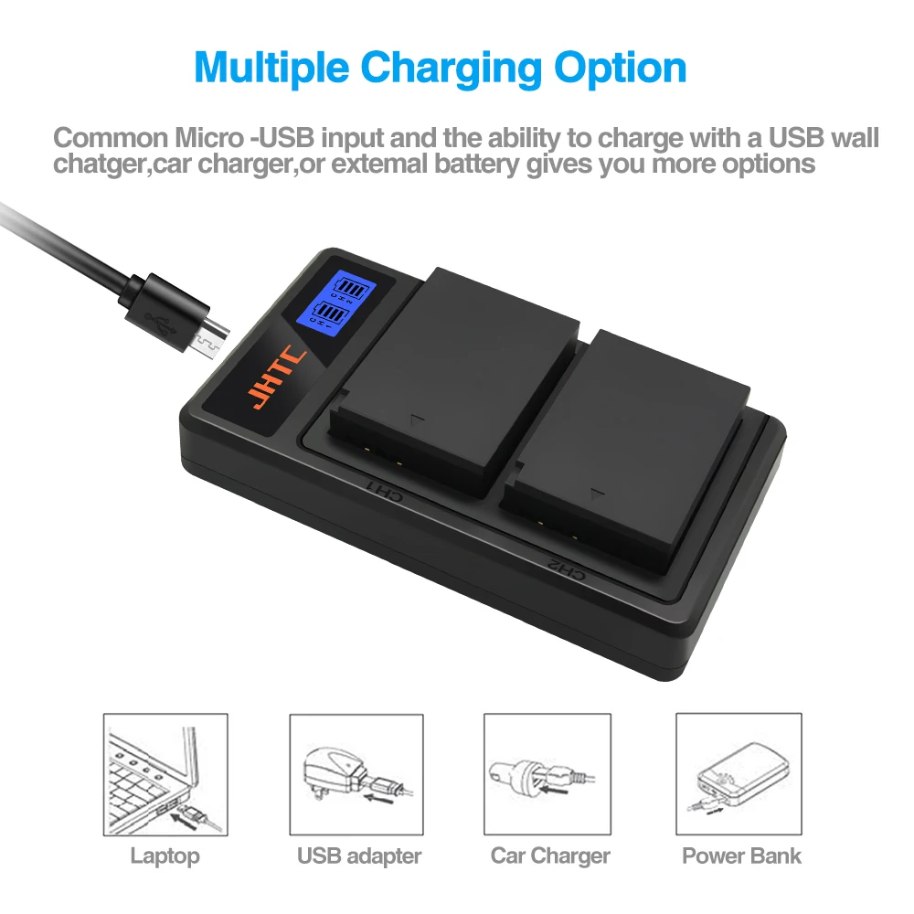 Аккумулятор LP-E10 LPE10 для камер Canon EOS Rebel T3 T5 T6 T7 1100D1200D 1300D Kiss X50 X70 на 1020 мАч с зарядным устройством.