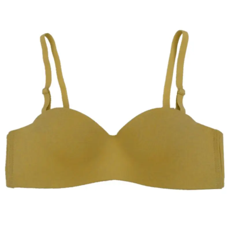 

Womens Seamless Smooth Strapless Bra Push Up Padded Half Cup Sexy Bralette Lingerie Wire Free Solid Color Convertible Underwear