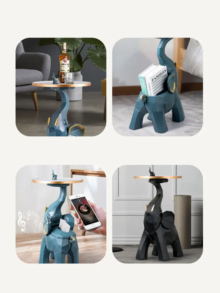 Новая Скандинавская полимерная декоративная полка в виде слона коробка для