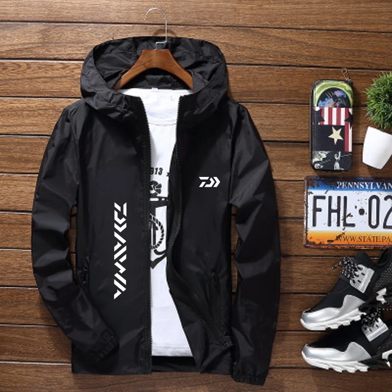 daiwa jacket men fishing shirt solid thin uv protection clothes fishing clothing summer breathable quick dry soft shell outdoor free global shipping