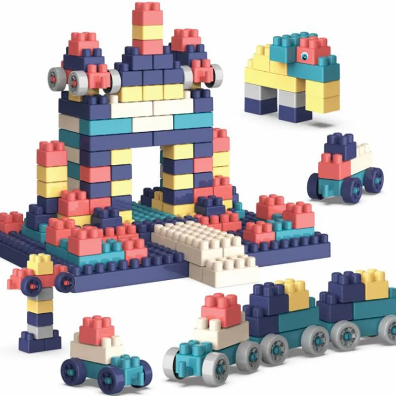 

260-520PCS DIY block children creative design assembly toy building blocks children's educational toys