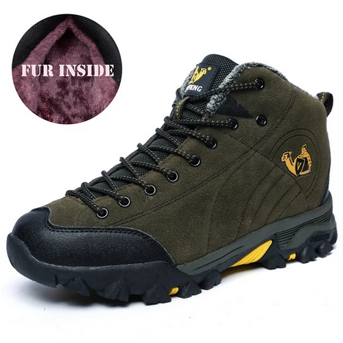 558FUR Army Green Мужские и женские классические уличные спортивные ботинки до лодыжки, походные ботинки унисекс для скалолазания, треккинговые ботинки, пара повседневных кроссовок, новинка,, обувь - Цвет: 558FUR Army Green
