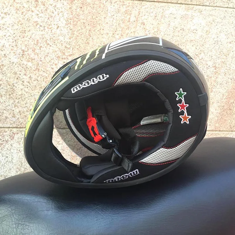 Мотоциклетный шлем на все лицо зимний сезон круглый год гоночный безопасный